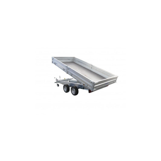 Remorque benne à relevage électrique – PTAC 3500 kg (402×190 cm) LIDER 39614PE
