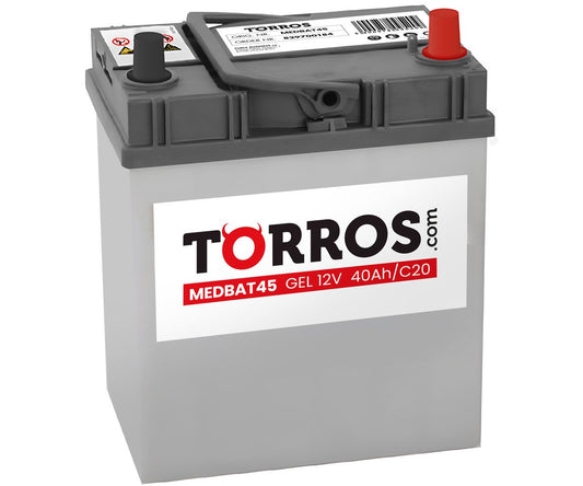 Batterie au gel 12V 40Ah pour la remorque hydraulique AHR1400H Torros