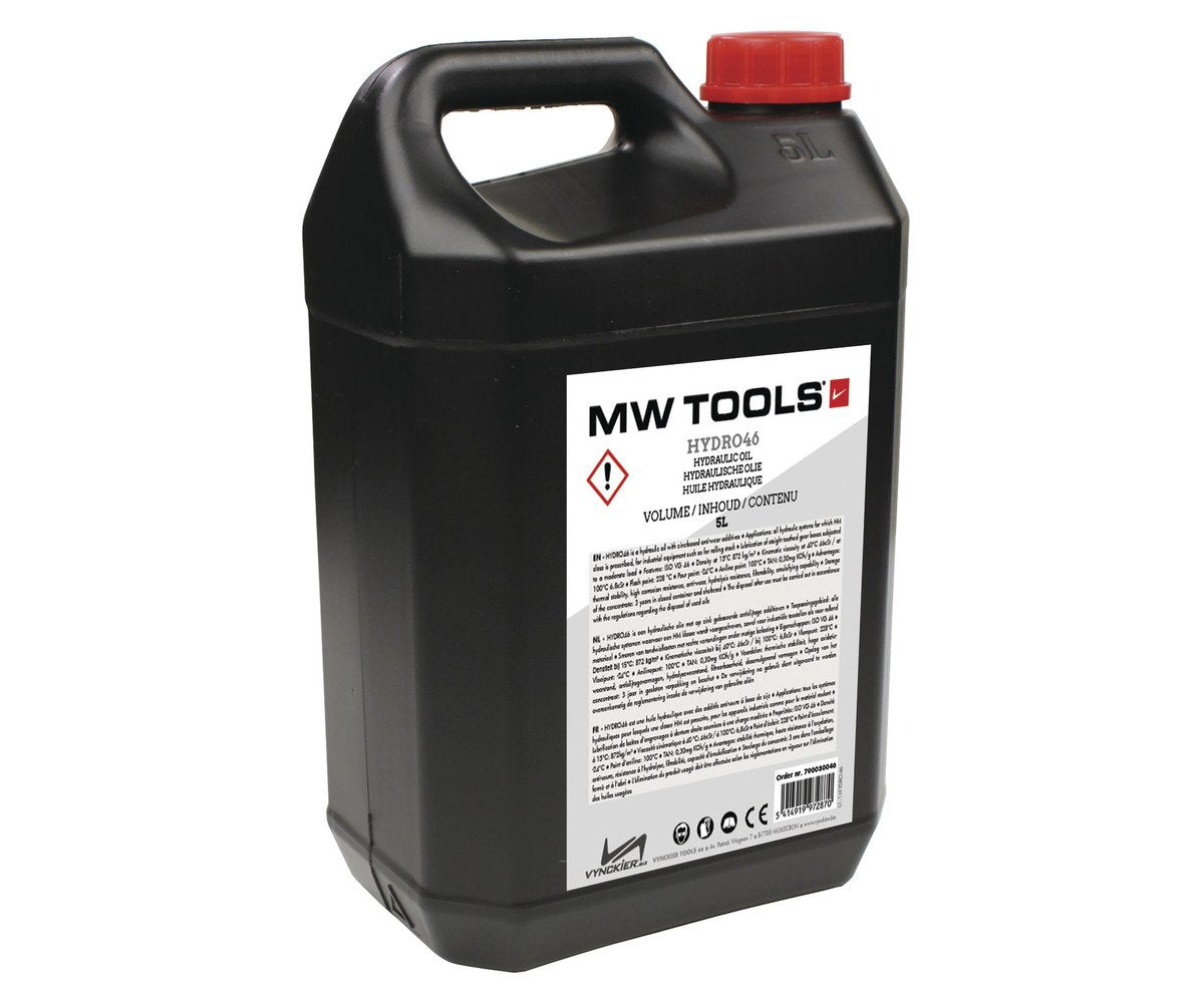 Huile hydraulique viscosité 46 5l ou 60l MW Tools - 2