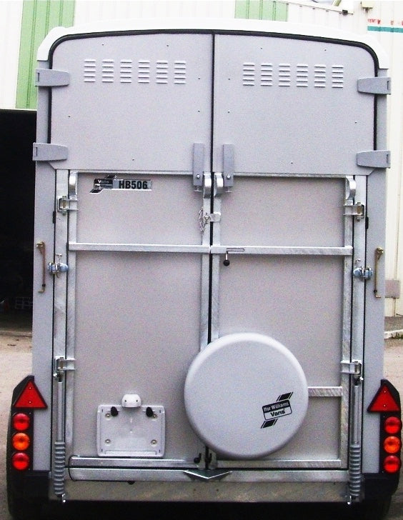 VAN 2 PLACES HB506 CONFORT IFOR WILLIAMS ARGENT AVEC PONT-PORTES ARRIERE