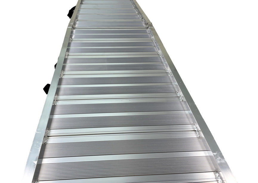 Rampe aluminium pliable 400kg 2130x500mm largeur utile 450mm MW Tools - 8