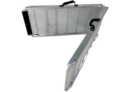 Rampe aluminium pliable 400kg 2130x500mm largeur utile 450mm MW Tools - 9