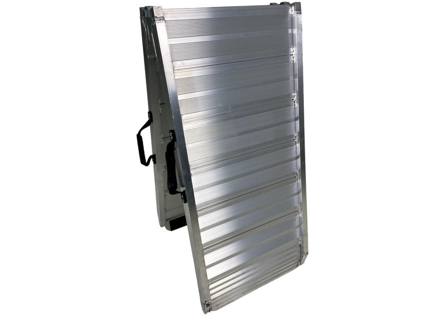 Rampe aluminium pliable 400kg 2130x500mm largeur utile 450mm MW Tools - 10