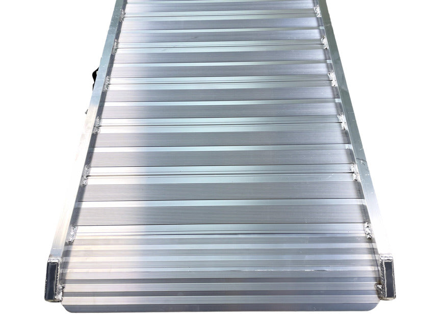 Rampe aluminium pliable 400kg 2130x500mm largeur utile 450mm MW Tools - 12
