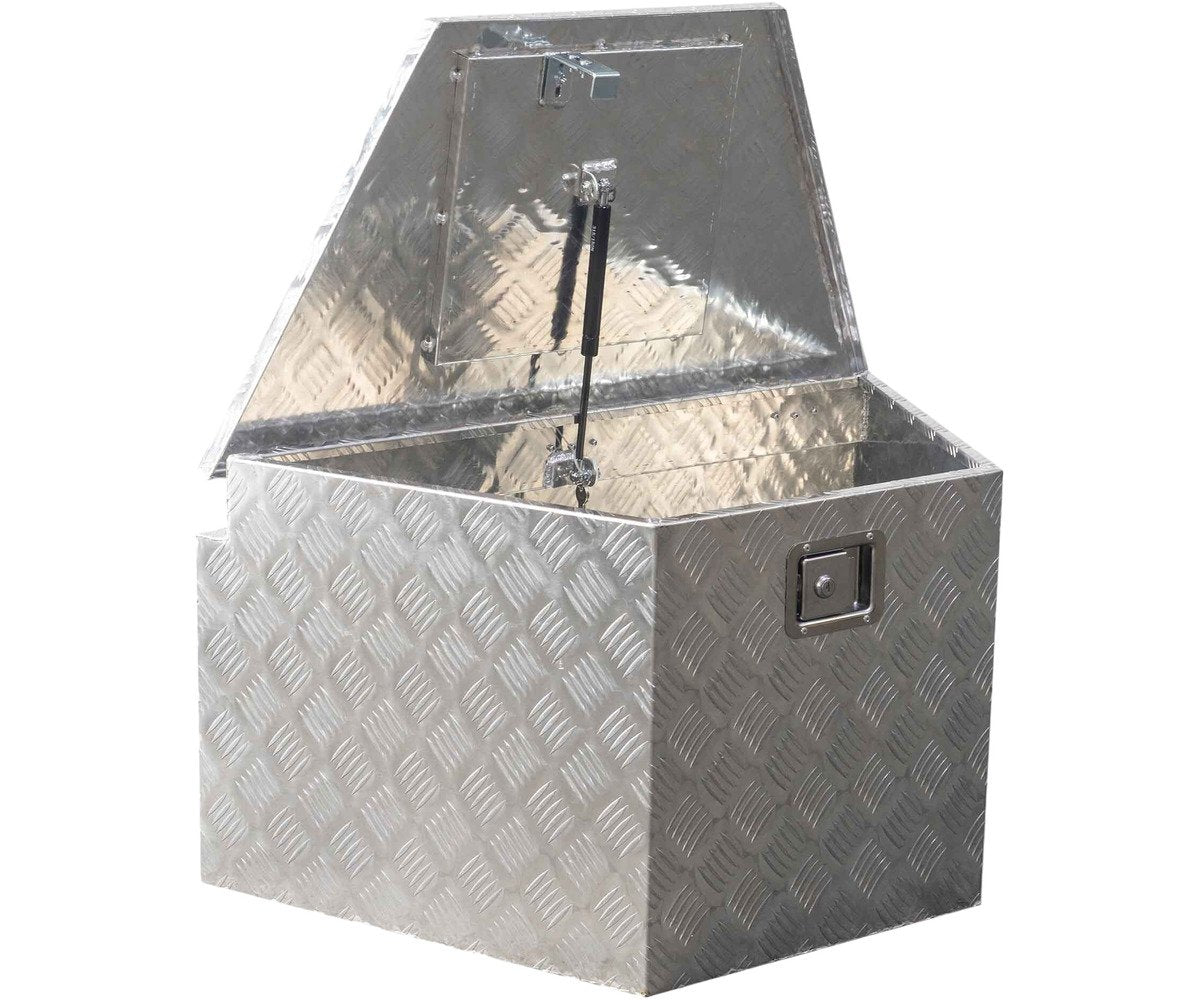 Coffre de rangement pour remorque en aluminium 165 L MW Tools