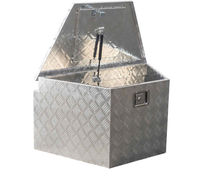Coffre de rangement pour remorque en aluminium 165 L MW Tools