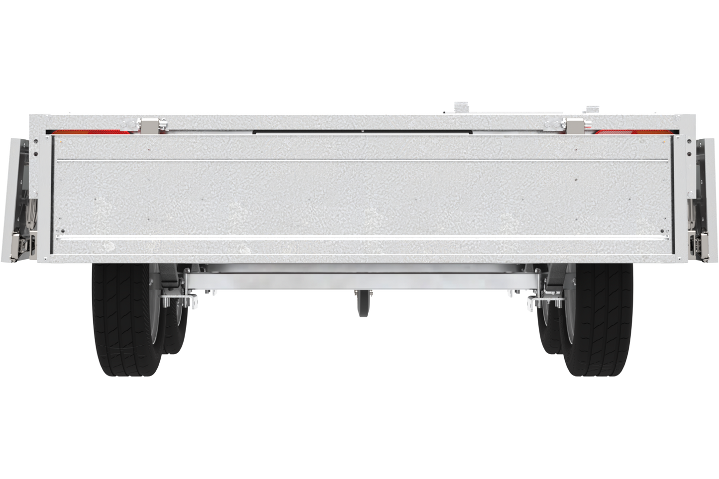 remorque deux essieux 254×151 avec roues unitrailer solid 250/2 dmc 750 kg – Image 6