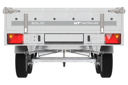 remorque deux essieux 254×151 avec roues unitrailer solid 250/2 dmc 750 kg – Image 7