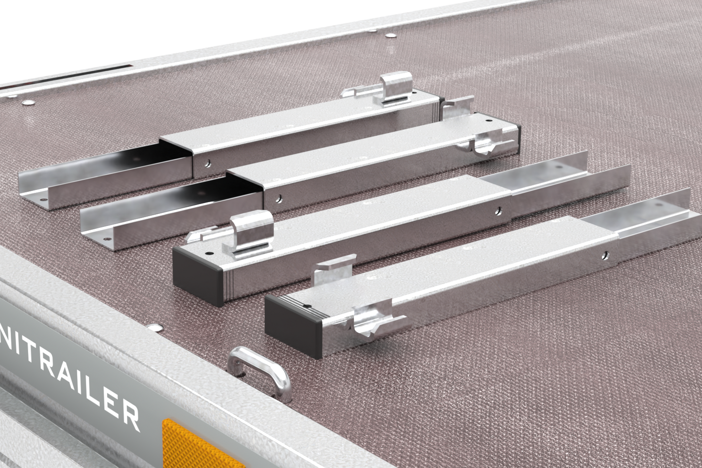 remorque deux essieux 254×151 avec roues unitrailer solid 250/2 dmc 750 kg – Image 9