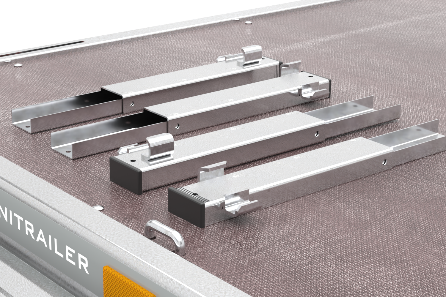 remorque deux essieux 254×151 avec roues unitrailer solid 250/2 dmc 750 kg – Image 9