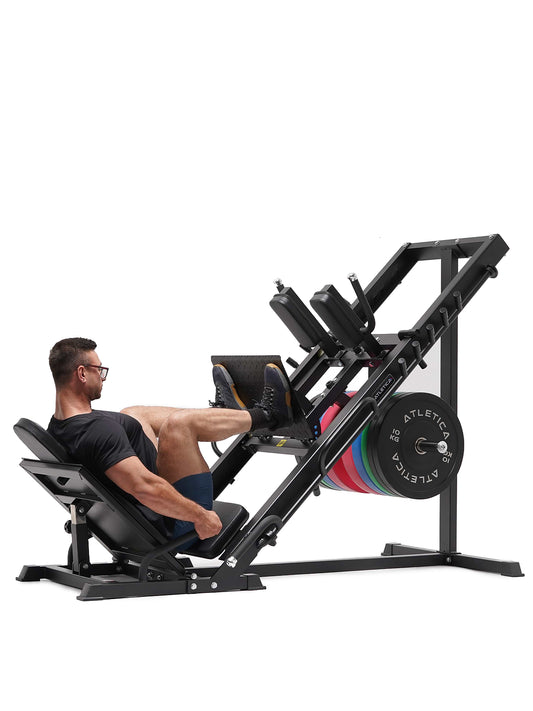 Appareil de force: presse à jambes Hackenschmidt Combo – pour presse à jambes et entraînement des quadriceps