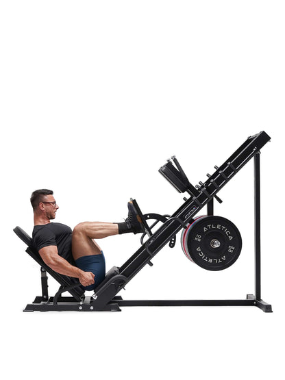 Appareil de force, presse à jambes Hackenschmidt Combo 2-1 – pour pousser des jambes et entraînement ciblé des jambes