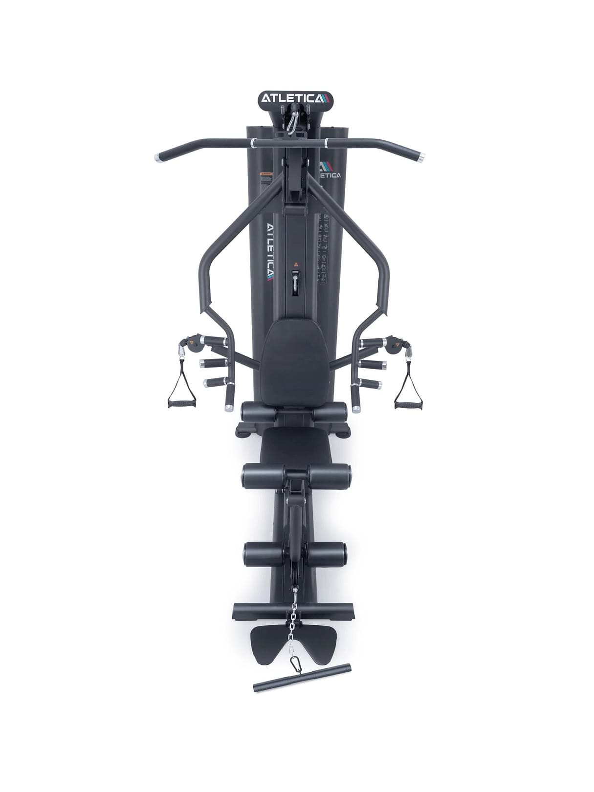 X-Tron Multigym - station de musculation multifonctionnelle avec tirage vertical, presse à jambes, rouleaux rembourrés