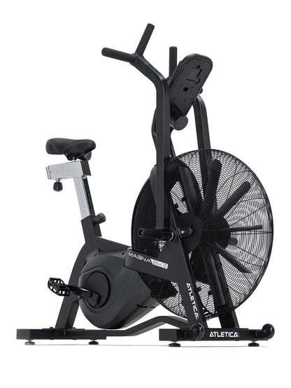 MagnaBike Air Bike ATLETICA avec résistance à l'air, selle réglable, pour l'entraînement force-endurance