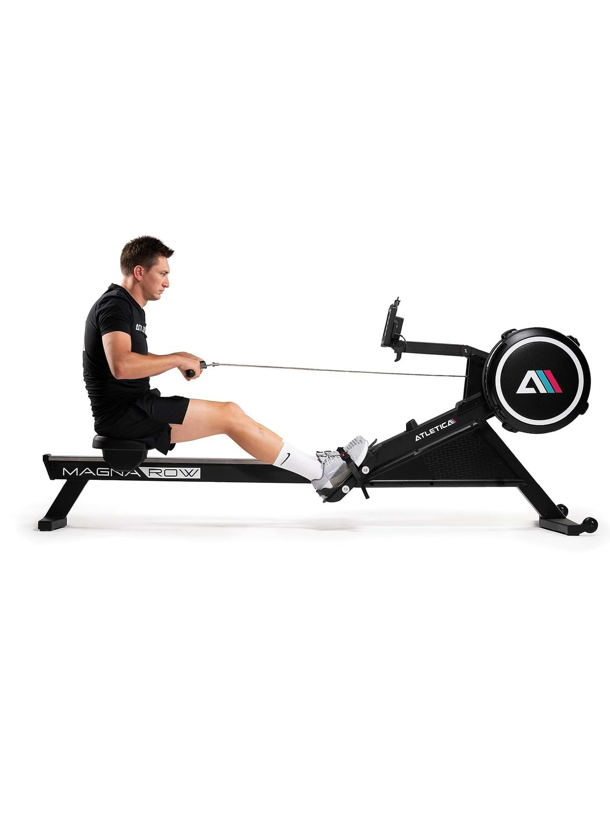 Machine à ramer MagnaRow – entraînement sur le rameur, stable et assez grand pour les utilisateurs jusqu'à 160 kg
