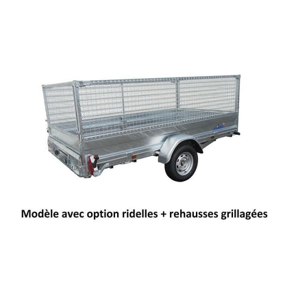 Remorque plateau 1 essieu Lider 1000 Kg - Robust 37380.1 - 3 m – Image 3