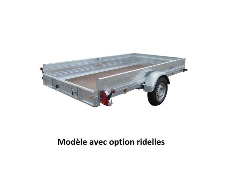 Remorque plateau freiné - Lider - Robust 36386 - 3,20 m - 1500 Kg - 1 essieu – Image 5