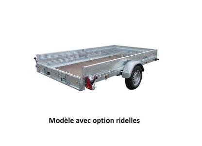 Remorque plateau freiné - Lider - Robust 36386 - 3,20 m - 1500 Kg - 1 essieu – Image 5