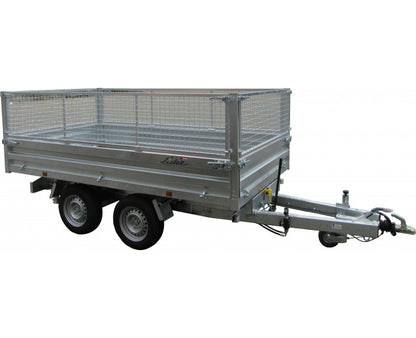 Remorque benne relevage électrique – PTAC 2500Kg (322×170 cm) Double – LIDER 39610PE
