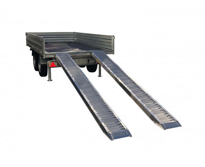 Remorque benne relevage électrique – PTAC 2500Kg (322×170 cm) Double – LIDER 39610PE