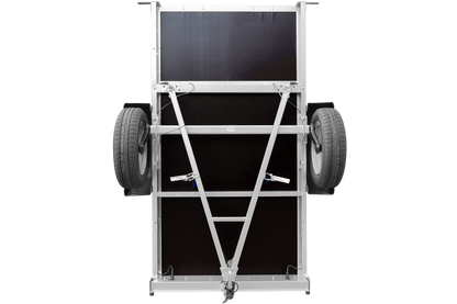 Remorque tôle Garden Trailer 200 KIPP 200×106 cm [avec rehausses grillagées, bâche haute et arceau]