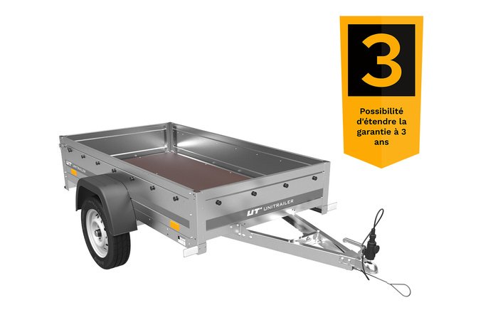 Remorque voiture GARDEN TRAILER 200 FD avec timon fixe