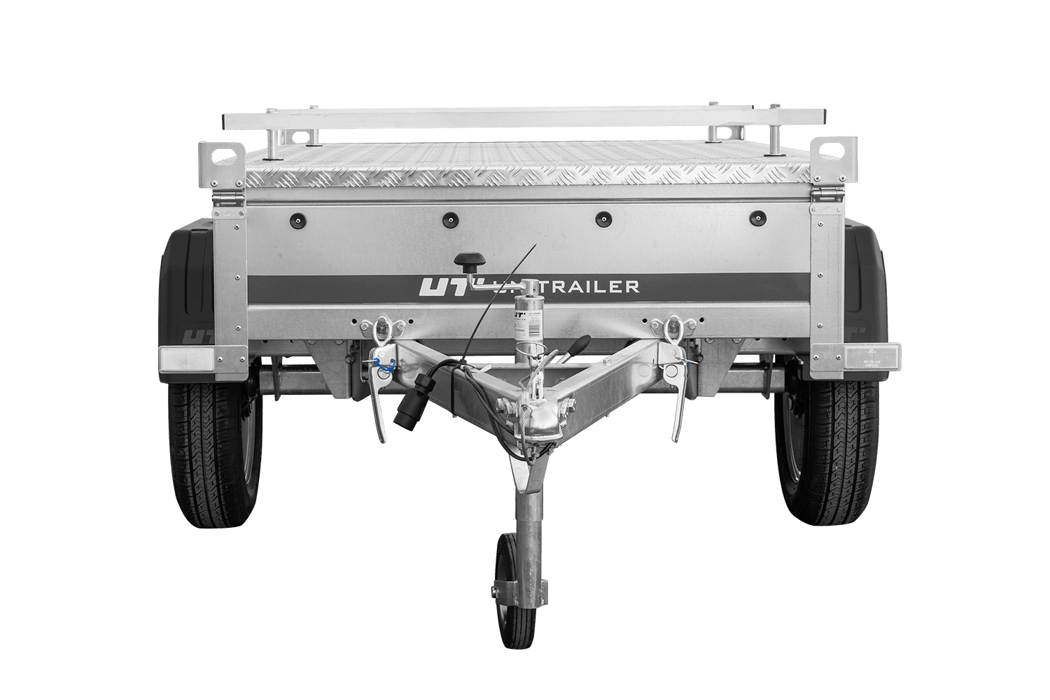 Remorque simple essieu 750 kg PTAC 150x106 Garden Trailer 150 KIPP avec capot aluminium