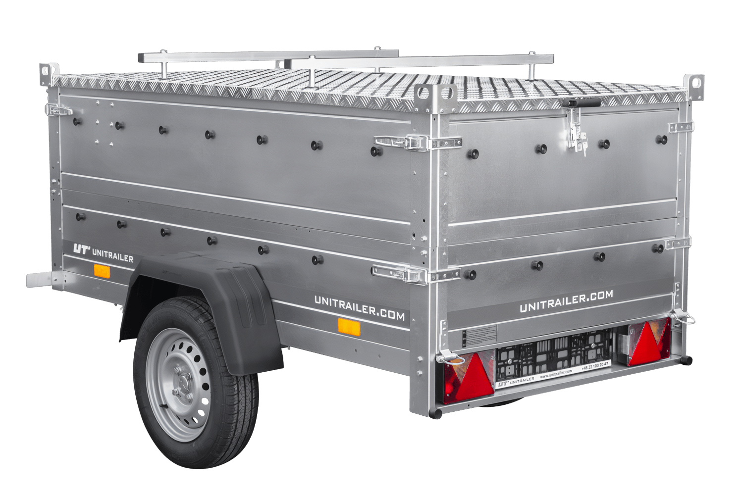 Remorque avec capot Garden Trailer 200 KIPP 200x106 cm