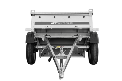 Remorque simple essieu 750 kg PTAC 150x106 Garden Trailer 150 KIPP avec capot aluminium