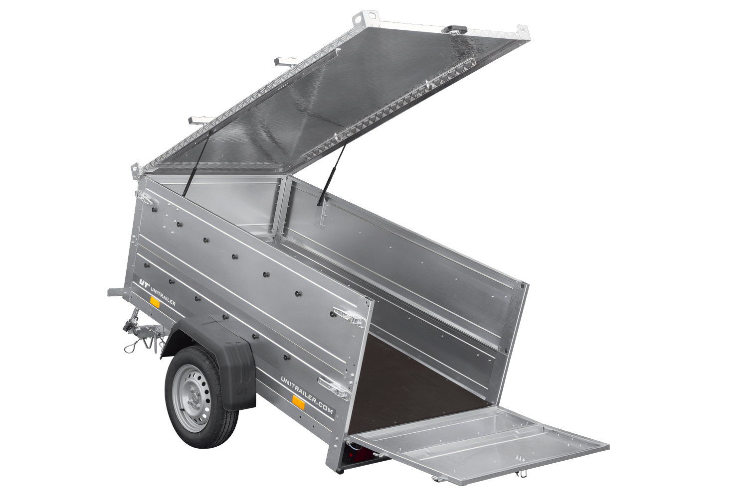 Remorque avec capot Garden Trailer 200 KIPP 200x106 cm