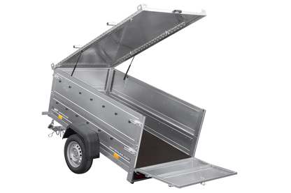 Remorque avec capot Garden Trailer 200 KIPP 200x106 cm