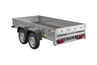 Remorque simple essieu Unitrailer GARDEN TRAILER 264 KIPP