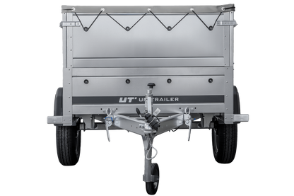 Remorque neuve 200x106 avec bâche plate, rehausses de ridelles et roue jockey - Garden Trailer 200 KIPP