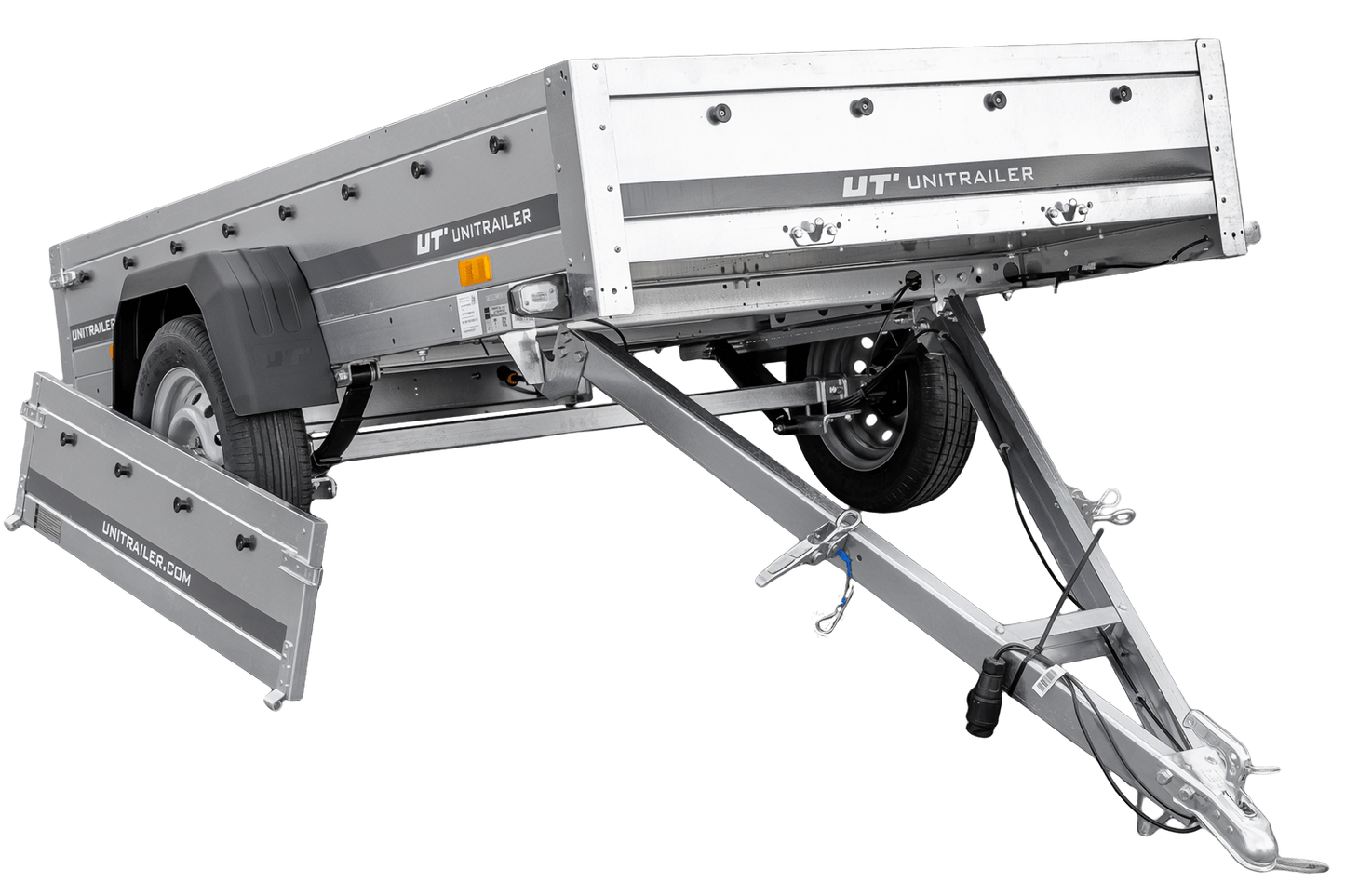 Remorque sur ressorts 230x125 UNITRAILER GARDEN 230/R KIPP