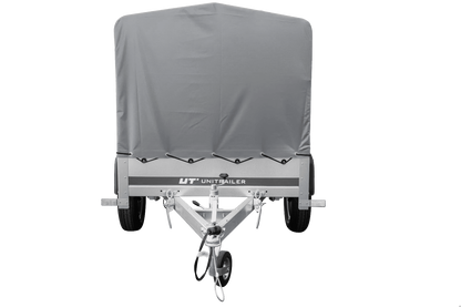 Remorque automobile Garden Trailer 200 KIPP 200 x 106 cm avec bâche haute, arceau et roue jockey PTAC 500 kg