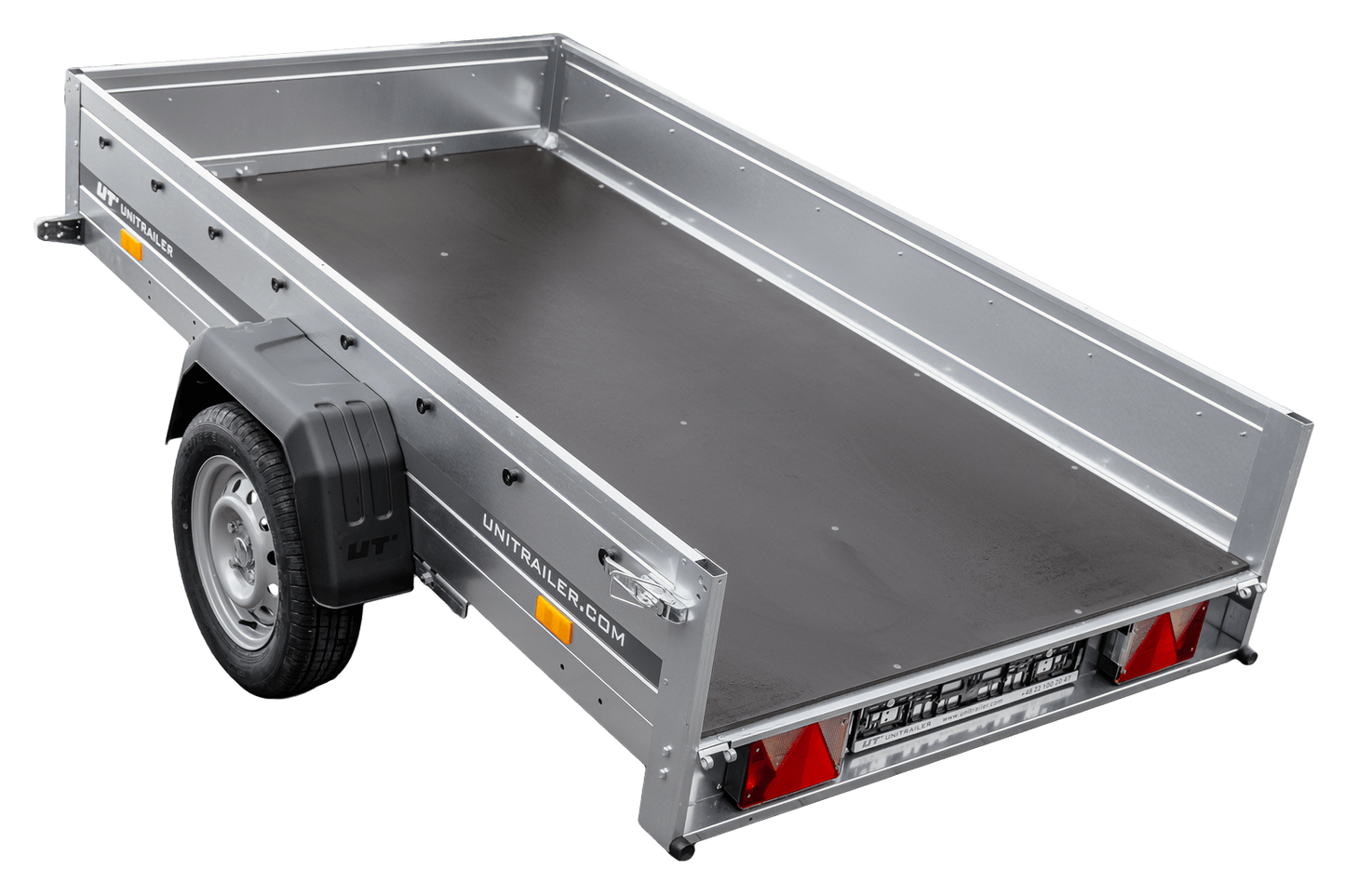 Remorque sur ressorts 230x125 UNITRAILER GARDEN 230/R KIPP