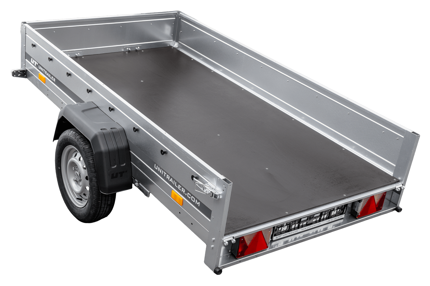 Remorque sur ressorts 230x125 UNITRAILER GARDEN 230/R KIPP