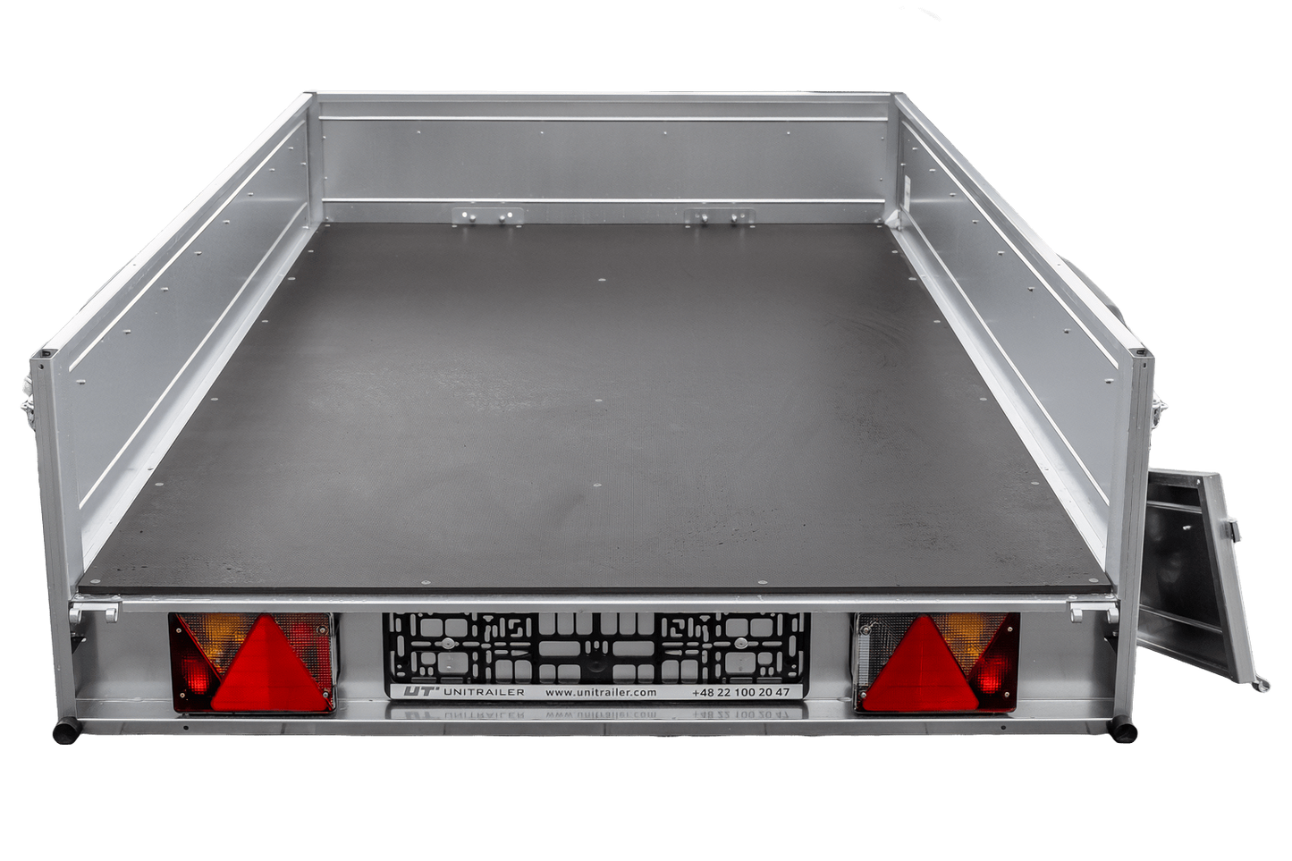 Remorque sur ressorts 230x125 UNITRAILER GARDEN 230/R KIPP