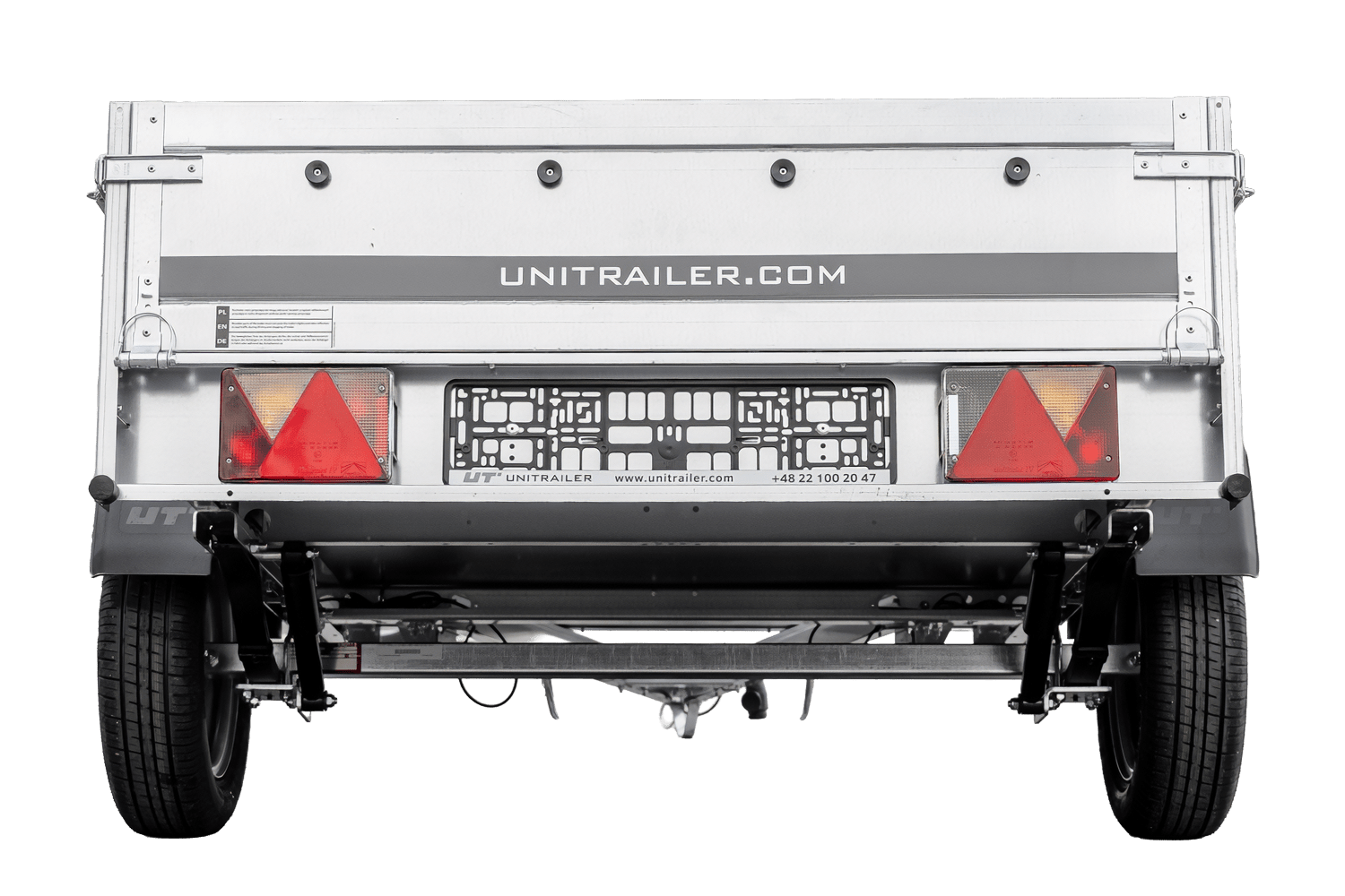 Remorque sur ressorts 230x125 UNITRAILER GARDEN 230/R KIPP