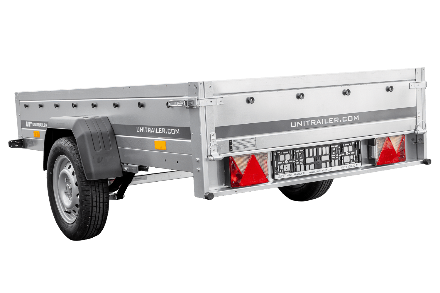 Remorque sur ressorts 230x125 UNITRAILER GARDEN 230/R KIPP