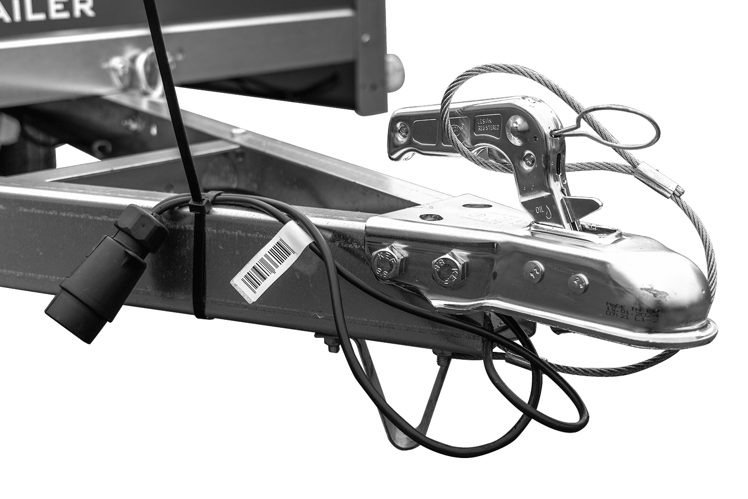 Remorque pour auto 230 x 125 cm Garden Trailer 230 KIPP