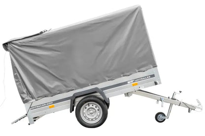 Remorque routière avec bâche haute (110 cm), arceau (110 cm) et roue jockey 230x125 Garden Trailer 230 KIPP