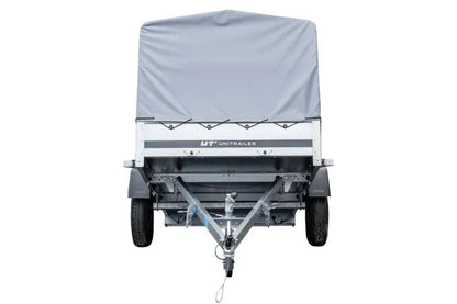 Remorque routière avec bâche haute, arceau H-800 et roue jockey 230x125 Garden Trailer 230 KIPP