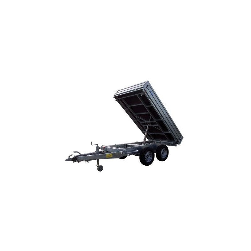 Remorque benne à relevage électrique – PTAC 3500 kg (402×190 cm) LIDER 39614PE