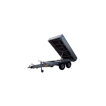 Remorque benne à relevage électrique – PTAC 3500 kg (402×190 cm) LIDER 39614PE