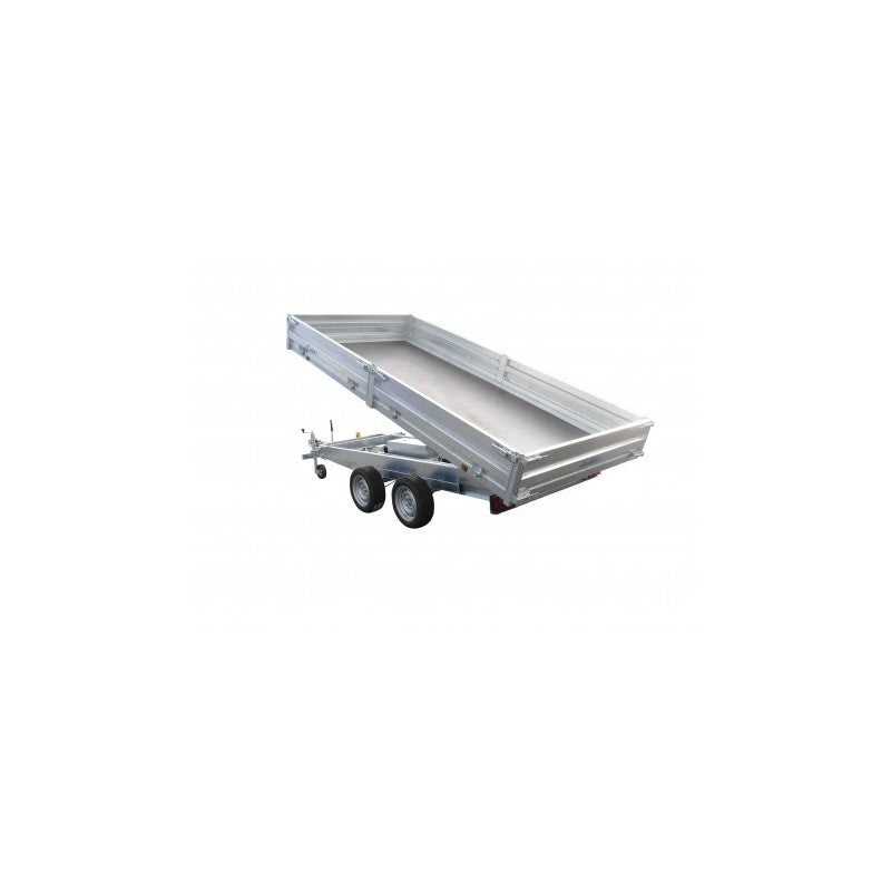 Remorque benne à relevage électrique – PTAC 3500 kg (402×190 cm) LIDER 39614PE